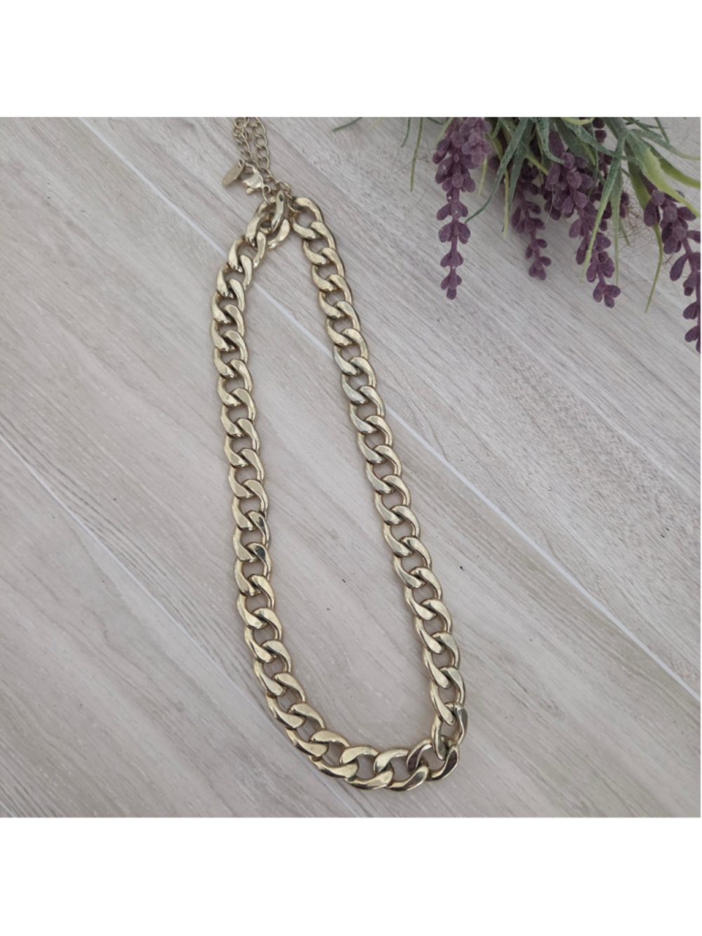 Women's Claire's Gold Tone Chunky Chain Necklace One Size